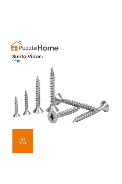 5*30 Sunta Vidası 50 Adet Yhb