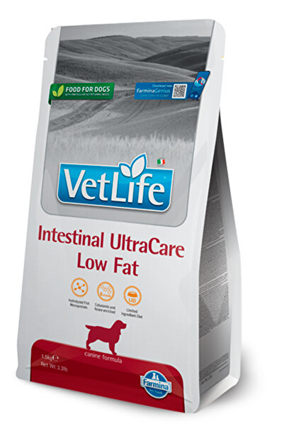 VETLİFE Farmina intestinal Ultracare Low Fate Köpek Maması 1.5 kg