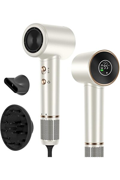 PARWIN PRO BEAUTY Air-Sonic Hair Dryer with HD LED Display,