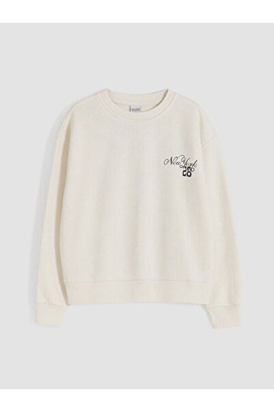 LC Waikiki Sparkling Choices from Shining Store New York Printed Girls' Sweat...