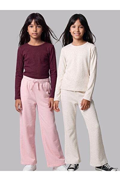 LC Waikiki Sparkling Choices by Shining Store Thick Girls' Sweatpants 2-Piece