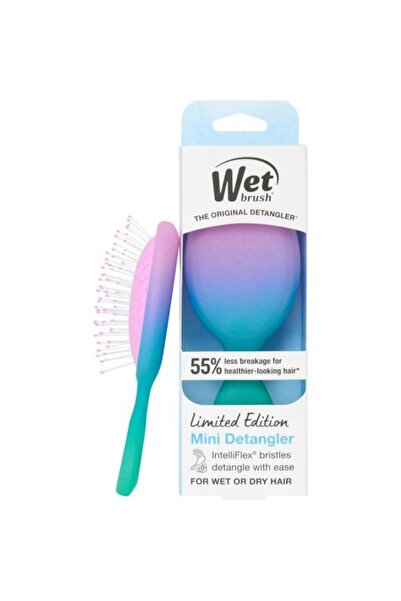 Wet Brush Perie de par Mini Original Electric Sky pentru descurcare Mov