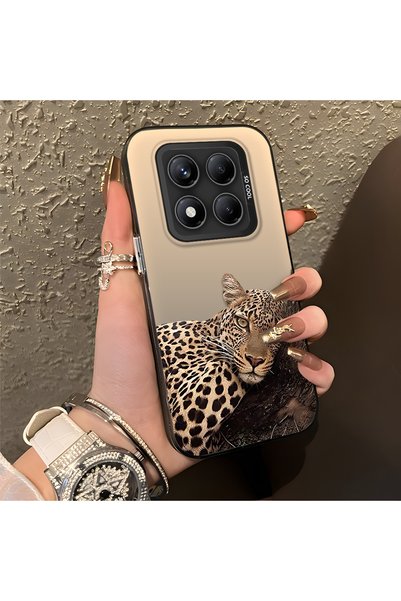 CASEVIBE Redmi Note 14 Pro 4G/5G Uyuml Leopar Figürlü Telefon Kılıfı, Kamera ...