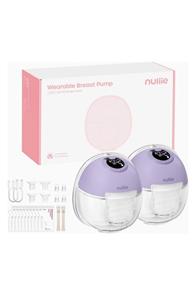 Nuliie S32 Electric Portable Breast Pump Set of 2, Hands-Free and Silent Design