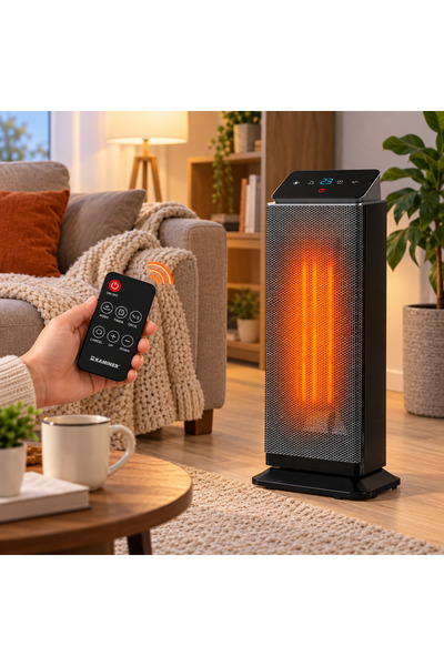 ideal STORE Ηλεκτρική θερμάστρα HotFire idealSTORE, Ισχύς 2000W, Διαθέτει 2 ε...