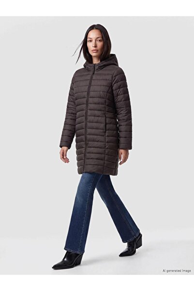 LC Waikiki Hooded Women's Inflatable Coat (W6)