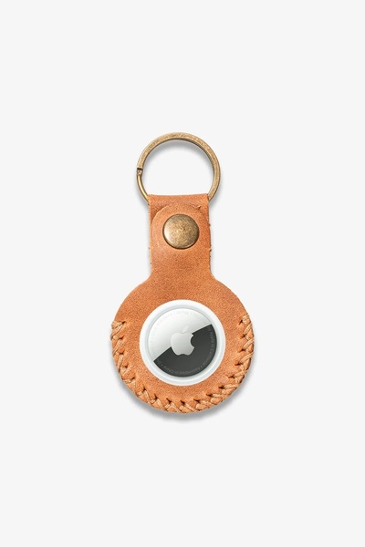 Getto Deri Airtag Genuine Leather Keychain