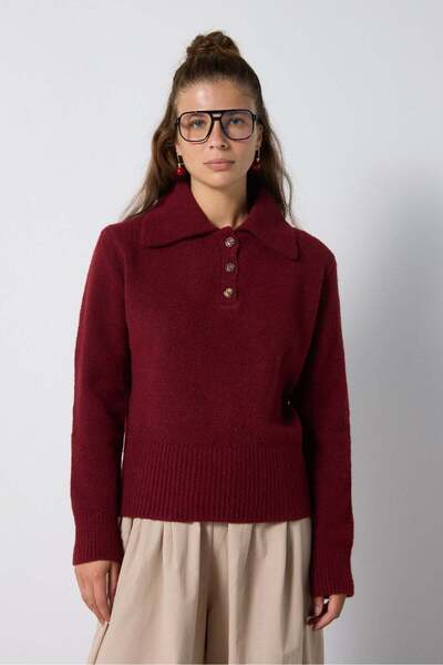 mina aise Pullover mit Polokragen 7019
