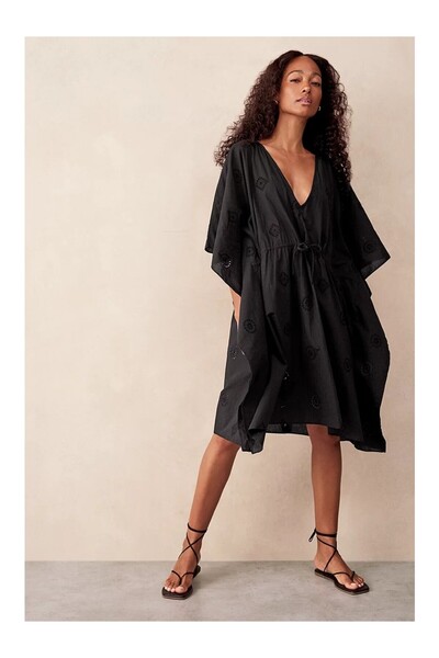 THE WHITE COMPANY Organic Cotton Brode Women's Beach Kaftan
