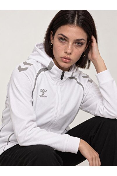 hummel Target Hooded Camping Sweatshirt White