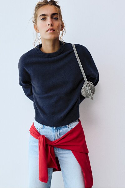 Pull & Bear Soft örgü boxy kazak