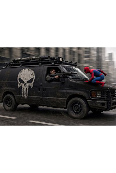 OEM Poster Spider-Man și Punisher: Întâlnire de mare viteză, 61x90 cm, poster...