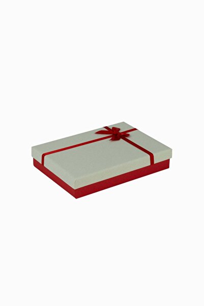 Meidi Packing Meidi Jewelry Box Normal Paper, 13x18x3.5 cm - Cream / Red / Gr...