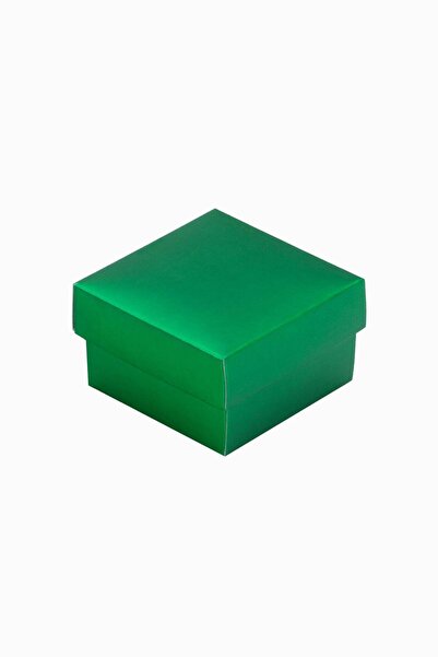 Meidi Packing Meidi Folded Cube Gift Box, 7x7x4 cm - Green - Set of 50 pcs