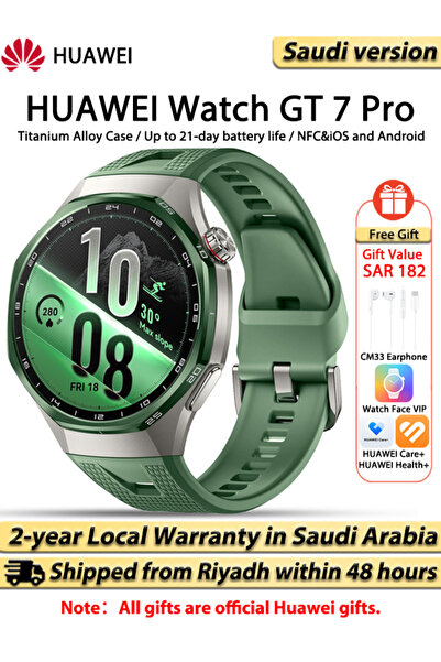 Huawei Watch GT 7 Pro Smartwatch, 1.47-inch AMOLED Display, Titanium Alloy Ca...