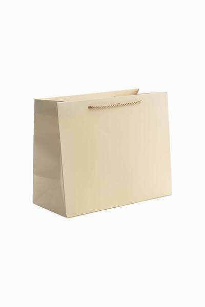 Meidi Packing Meidi Pungi cadou carton 32x26x15 cm Crem maner crem - Set 20 buc