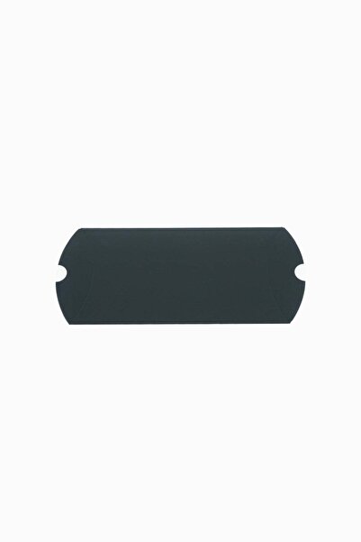 Meidi Packing Meidi Folded Pillow Box Gift Box, 20x11x3.5 cm - Black - Set of...