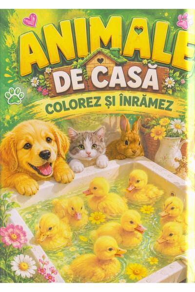 Editura Galaxia Gutenberg Animale de casa. Colorez si inramez