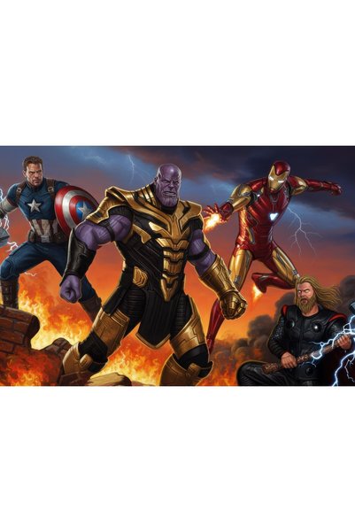 OEM Poster Trinity Vs The Thanos, 61x90 cm, poster3203