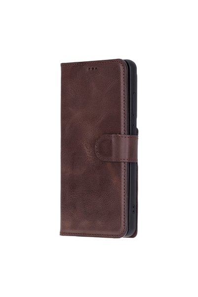 Lev Leather Genuine Leather Wallet Case with Credit Card Holder Compatible with Samsung Galaxy S26 Plus - Name Can Be Printed