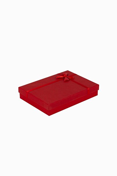Meidi Packing Meidi Jewelry Box Normal Paper, 13x18x3.5 cm - Red / White - Se...