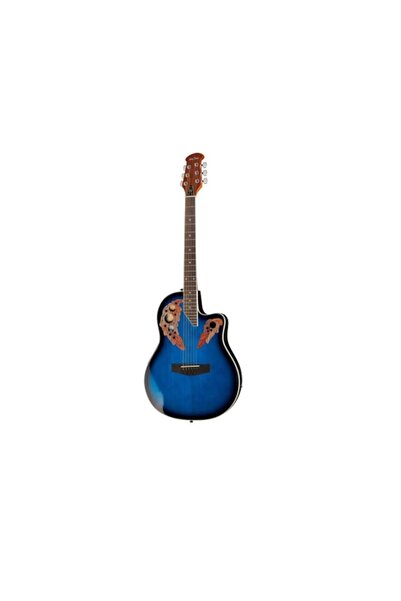 harley benton HBO-850 Chitară electro-acustică albastră