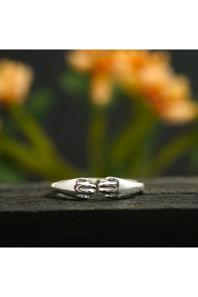 Choice resizable antique silver Silver Fashion Cat Claw Ring - Alloy Fashion ...