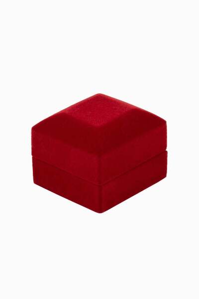Meidi Packing Meidi Ring Led Jewelry Box, 6x6.5x5 cm - Red / White - Set of 1...