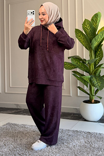 Suede Style 6701 - Stylish, Comfortable, Loose-Fitting Dora Luca Fabric Hoode...