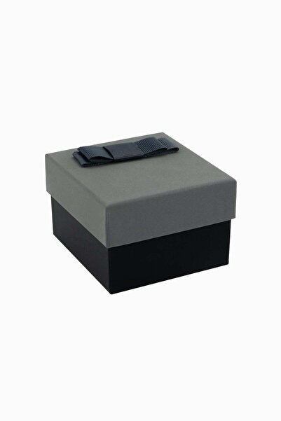 Meidi Packing Meidi Flower Up F.U Jewelry Box, 8.5x9x6 cm - Gray / Black - Se...