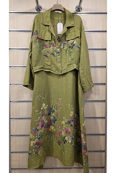 Park Moda Italian Linen Suit 2-Piece Jacket Set