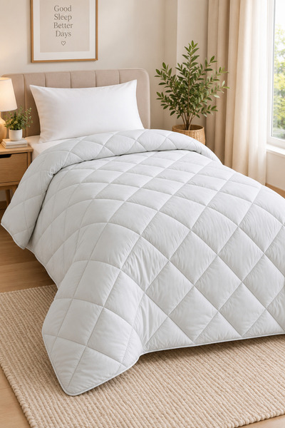 MixCotton Home 4 Seasons Silicone Quilt-155X215 cm - Single Size - Nonwoven Fabric - Pure Silicone Filling