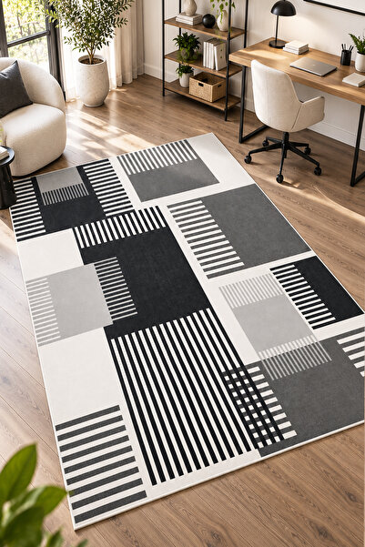 Chilai Home Pores Makinede Yıkanabilir Kaymaz Taban Leke Tutmaz Dijital Salon Halısı Mutfak Halısı Ve Yolluk