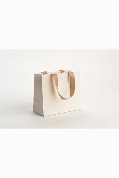Meidi Packing Meidi Χάρτινες σακούλες δώρου 20x17x9 εκ. Λευκό / Μπεζ - Σετ 20...