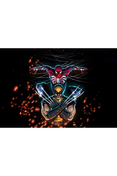 OEM Poster Wolverine X Spiderman, 61x90 cm, poster3190
