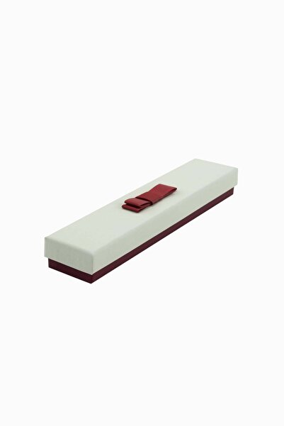 Meidi Packing Meidi Flower Up F.U Jewelry Box, 23x5x3 cm - Cream / Burgundy -...