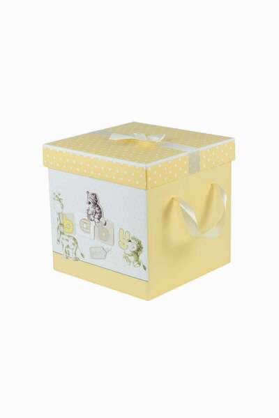 Meidi Packing Meidi Cutie cadou Pliat Cutie Baby, 29x29x28 cm - Crem - Set 5 buc