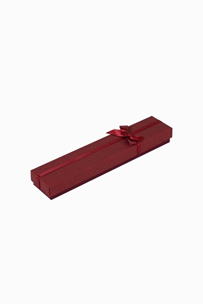 Meidi Packing Meidi Jewelry Box Normal Paper, 21.5x4.5x3 cm - Light Burgundy ...