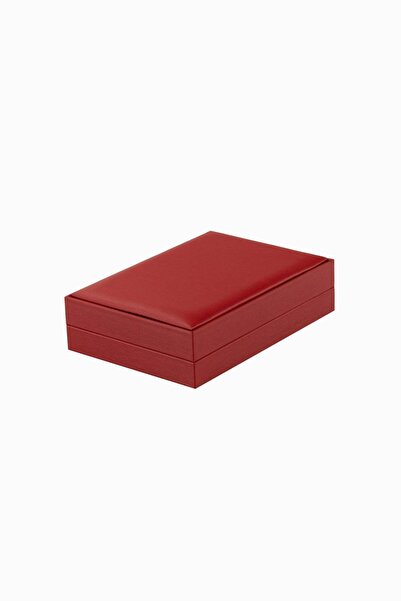 Meidi Packing Meidi Cutie bijuterii Set Gama Piele, 11x16x4.5 cm - Rosu / Gri...