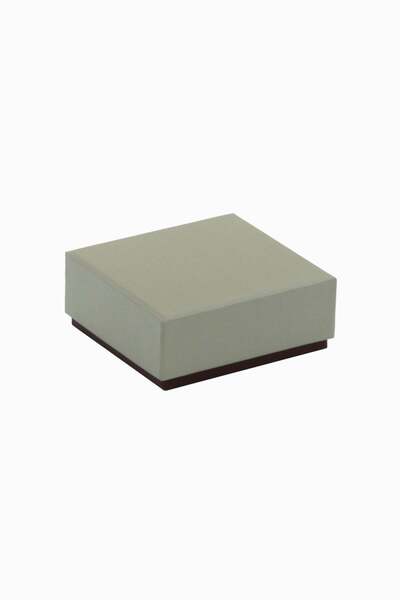 Meidi Packing Meidi Jewelry box Lg L.G, 8.5x9x3.8 cm - Cream / Burgundy - Set...