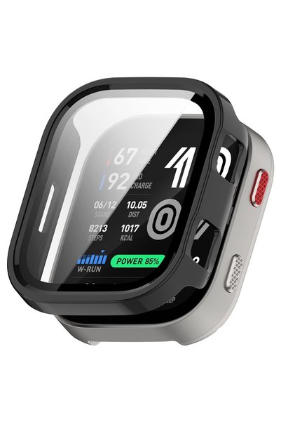 Choice for Amazfit Bip Max Black Glass+PC Case for Amazfit Bip Max Screen Pro...