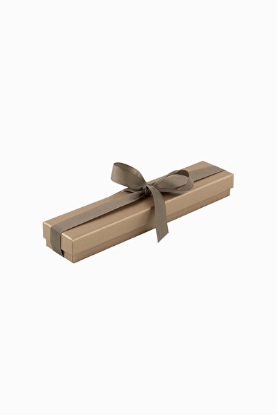 Meidi Packing Meidi Jewelry Box Ribon Down RD, 23x5x3 cm - Gilded / Brown - S...