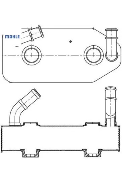 MAHLE Yağ soğutucusu otomatik şanzuman golf4-bora-a3-leon-toledo 1996-2003 1.6-1.8 benzinl i 1.9 tdı