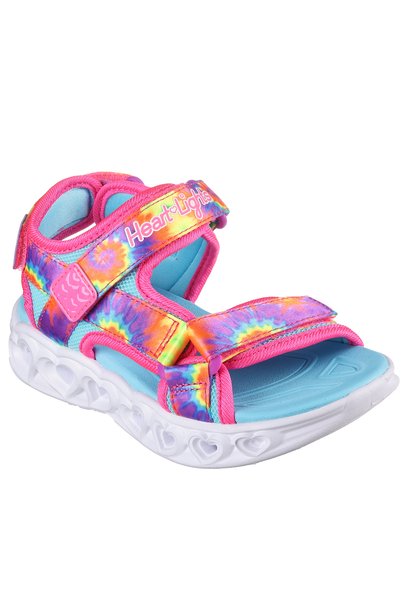 SKECHERS Sandale fete HEART LIGHTS SANDALS COLOR GR 302160L-ROZ INTENS/MULTIC...
