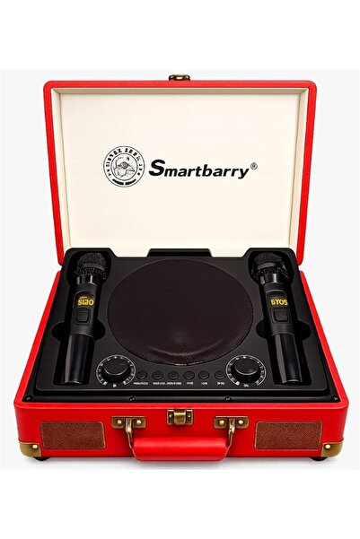 Generic SmartBarry SW01 Plus Portable Bluetooth Karaoke Speaker with 2 Wirele...