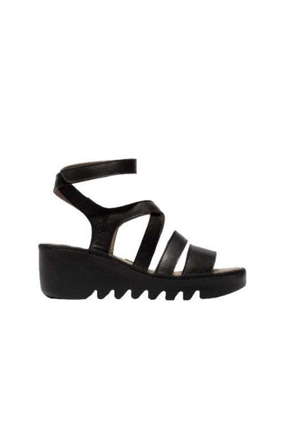 Fly London Comfort Bafy P501485001 Μαύρο Σανδάλι