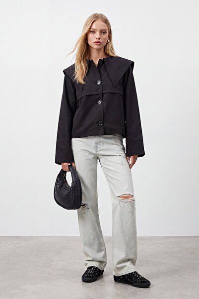 VAGGON Hakim Lapel Collar Trench Coat