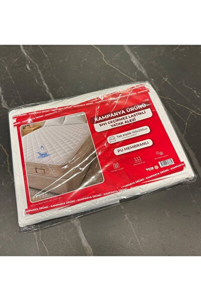 Nonwoven Kapitone Sıvı Geçirmez Yatak Alezi 4 Köşesi Fitted Lastikli Tek Kişilik Yatak Koruyucu Üst Düzey Koruma