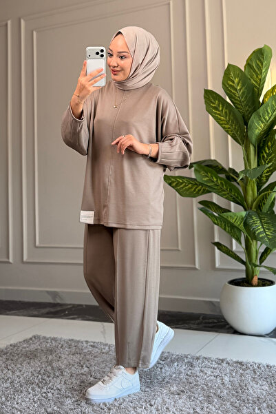 Suede Style 6718 - Stylish Comfortable Casual Modal Women's Set