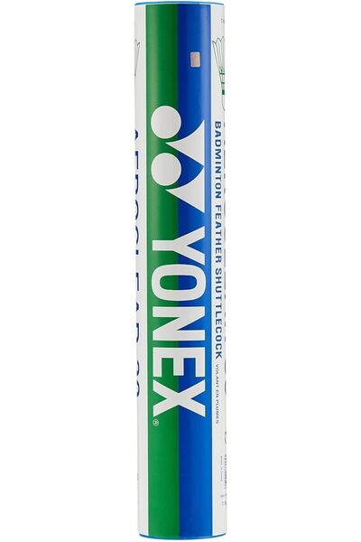 YONEX Aeroclear 30 Feather Shuttle Cock, Speed 3, White